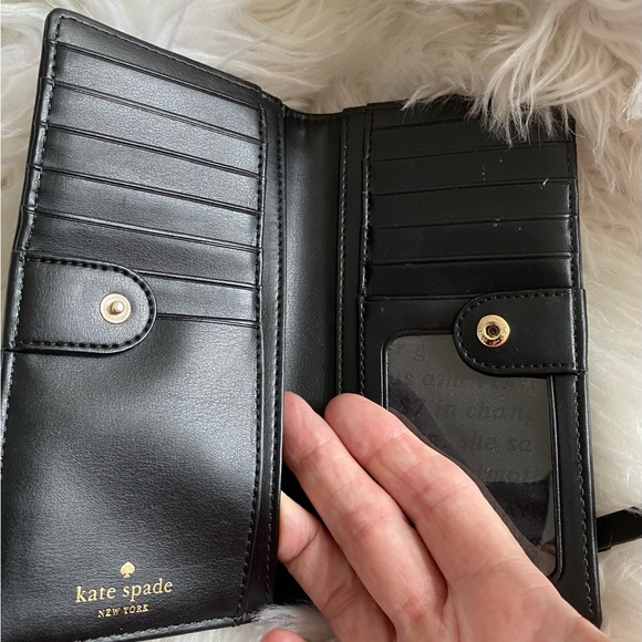 EUC Kate Spade Floral Bifold Wallet - Picture 4 of 8